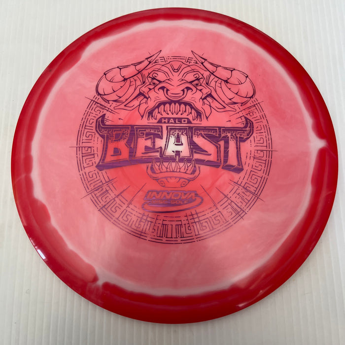 Red Halo/Pink Lasers Stamp / 173-5 grams