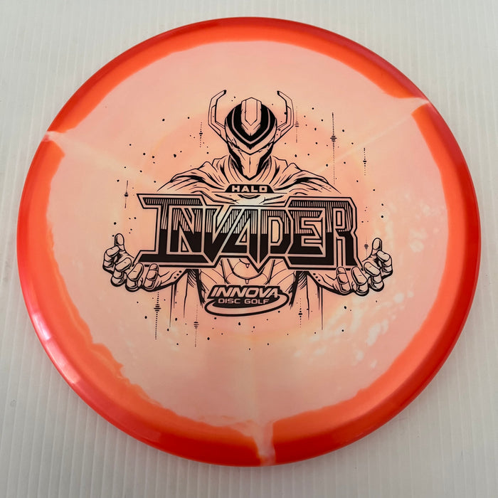 Orange Halo/Black Stamp / 173-5 grams