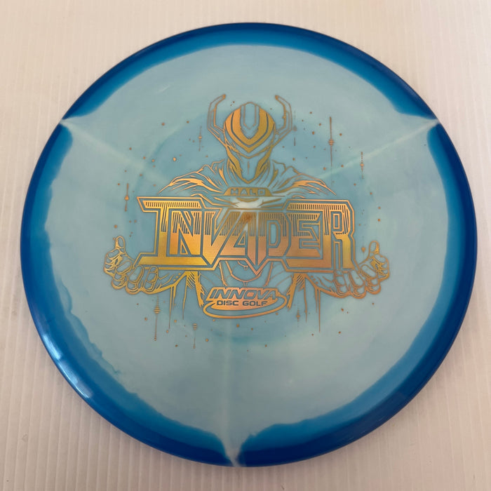 Blue Halo/Gold Holo Stamp / 173-5 grams