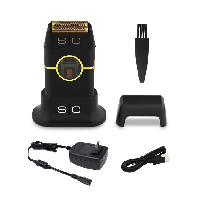 Instinct Metal Shaver - Double foil with IN2 Vector Motor- Black - BUYBARBER.COM