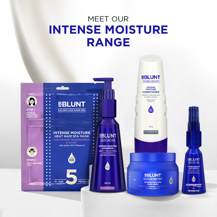 Intense Moisture Conditioner with Vitamin E & Jojoba for Dry & Frizzy Hair - 250 g(Pack of 3)