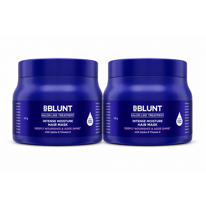 Intense Moisture Hair Mask with Jojoba Oil & Vitamin E for Nourished & Shiny Hair- 120 g(Pack of 2)