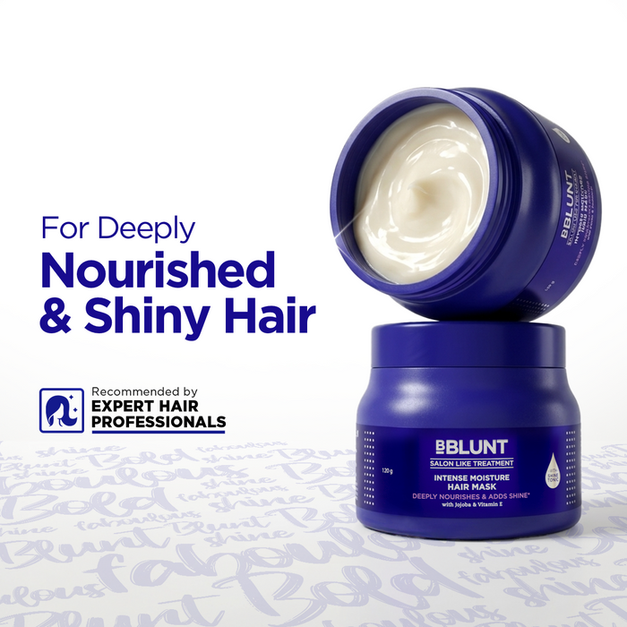 Intense Moisture Hair Mask with Jojoba Oil & Vitamin E for Nourished & Shiny Hair- 120 g(Pack of 2)