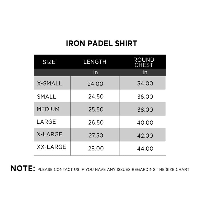IRON Padel Shirt - IRONGEAR Fitness