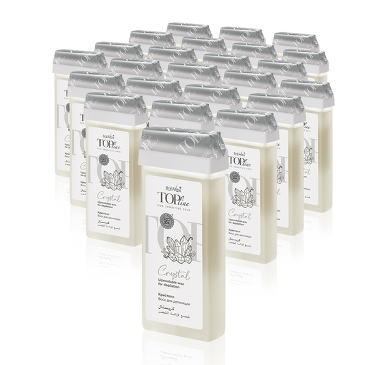 Italwax - Crystal Top Line Wax Cartridge, 24 x 100ml
