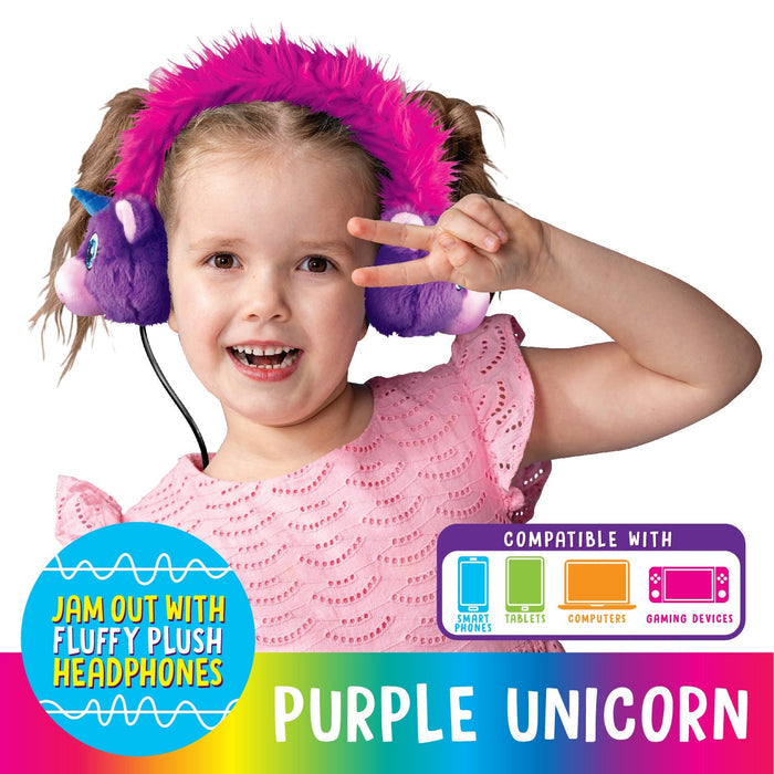 ITEM NUMBER 023699 PLUSH HEADPHONES 4 PIECES PER DISPLAY