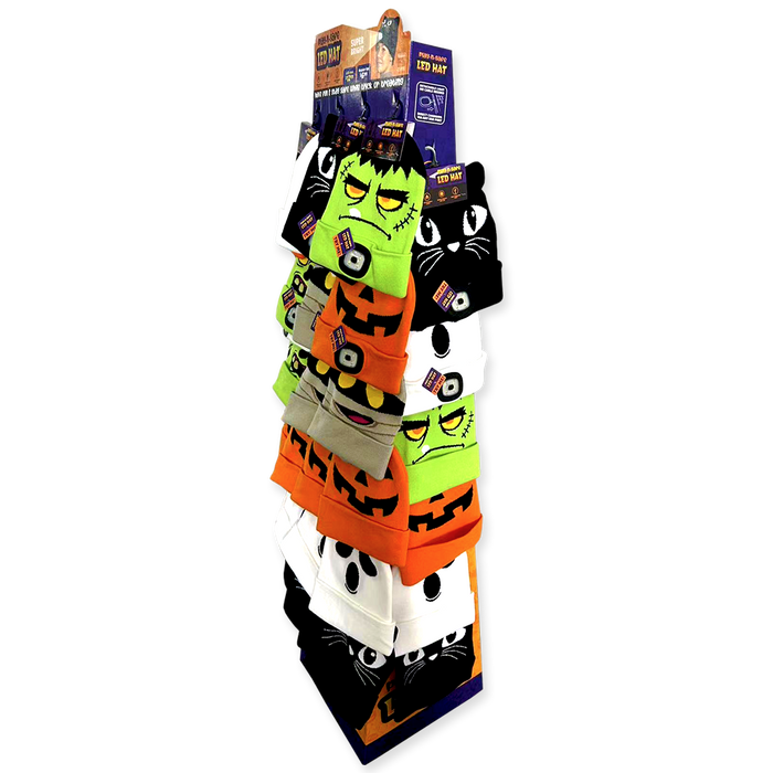 ITEM NUMBER 088463 HALLOWEEN HAT FLOOR DISPLAY 36 PIECES PER DISPLAY