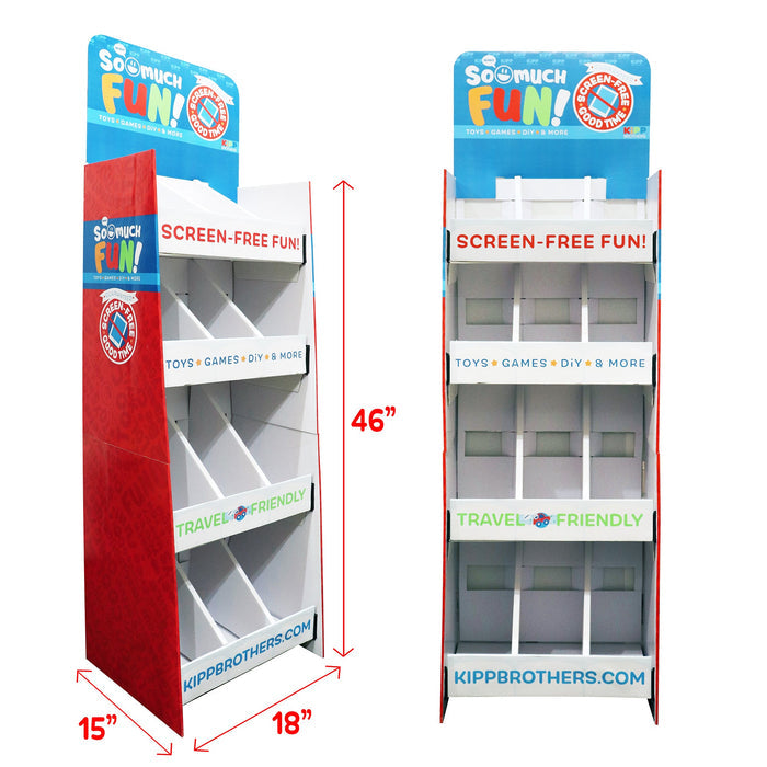ITEM NUMBER 975280 - TOY BIN CORRUGATED - FLOOR DISPLAY ONLY