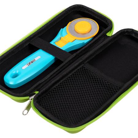 It's  Sew Emma Rotary Cutter Case in either Lime or Pink