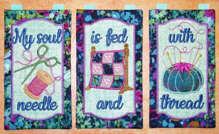Janine Babich My Soul Table Top Display # JBDSOUL Embroidery Design - Download Code