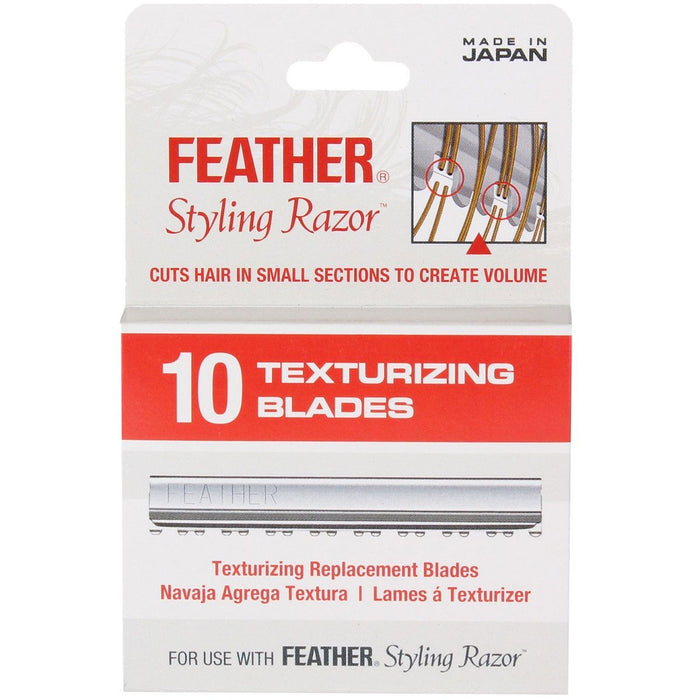 Jatai Feather Styling Razor Texturizing Blades - 10 Blades # F1-20-106 - Palms Fashion Inc.