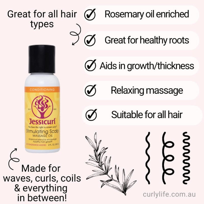 Jessicurl Stimulating Scalp Massage Oil