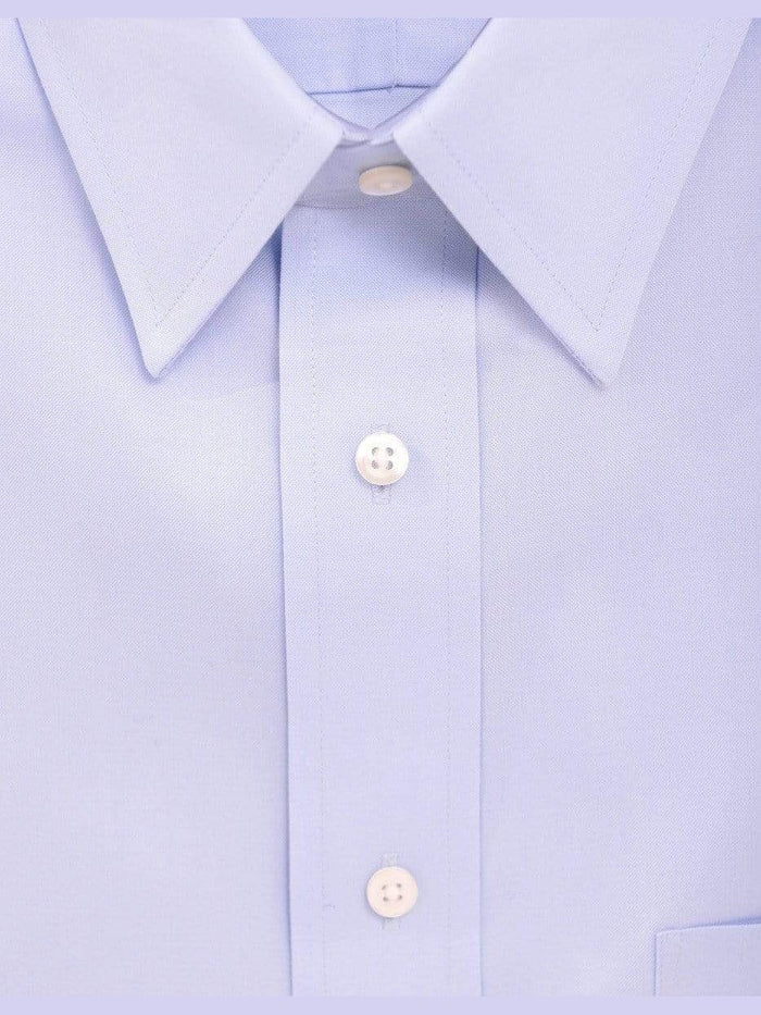 Jos A Bank SHIRTS Jos A Bank Slim Fit Travelers Collection Light Blue Cotton Dress Shirt