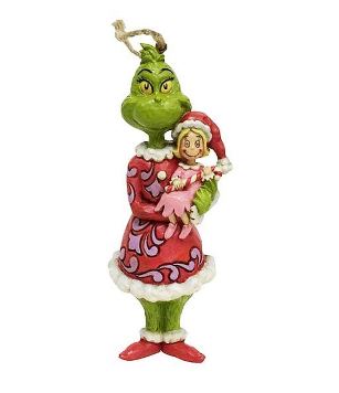 JS Grinch and Cindy Ornament