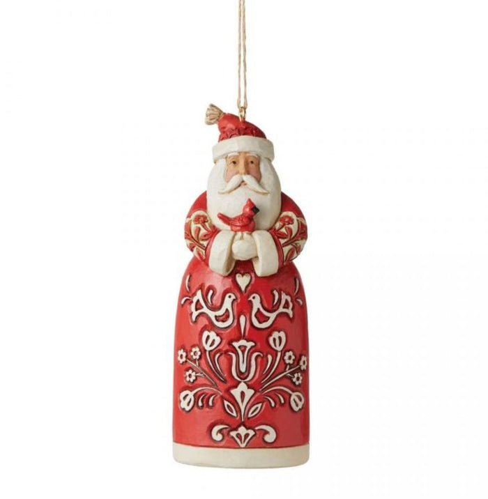 JS HWC Nordic Noel Santa Ornament