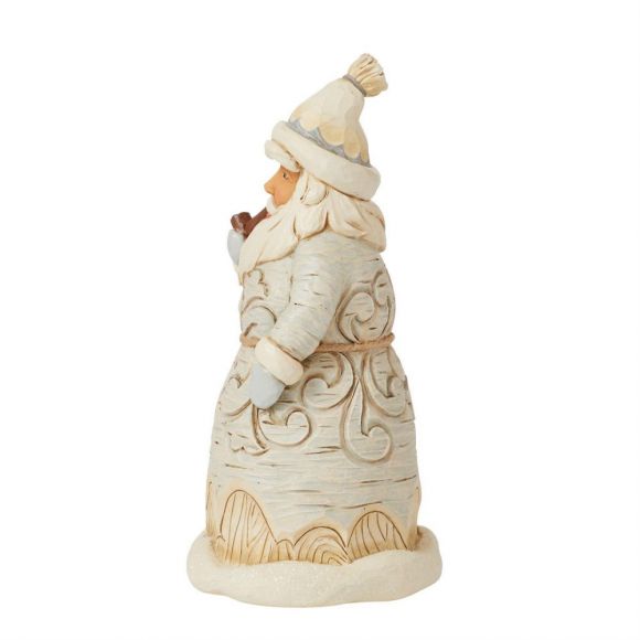 JS HWC Woodland Carved Santa Pipe