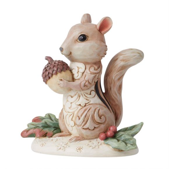 JS HWC Woodland Chipmunk Holding Acorn