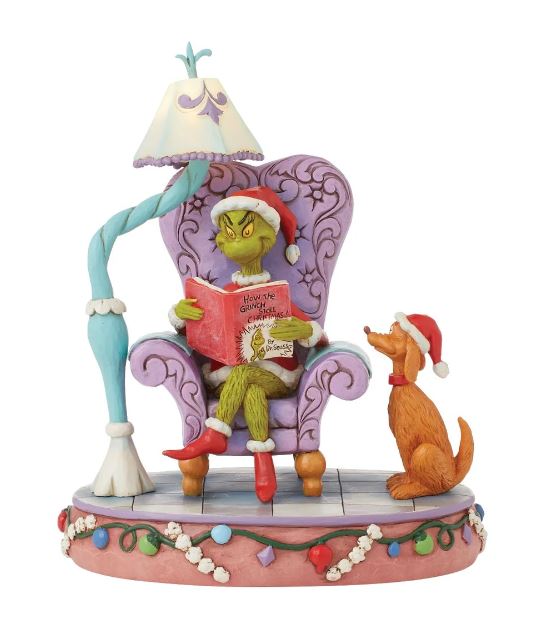 JSGRI Grinch In Chair with Lamp