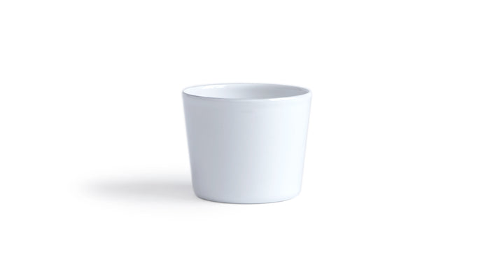 White Kaico Enamel Cup
