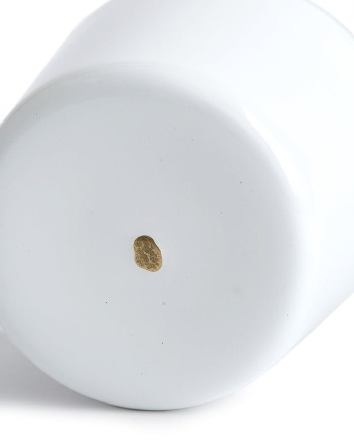 White Kaico Enamel Cup