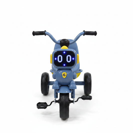 Kids Robot Face Tricycle Bike - White Background