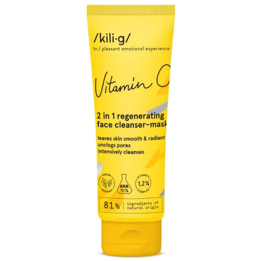 /KILI∙G/ - VITAMIN C - REGENERATING 2-IN-1 CLEANSER-MASK