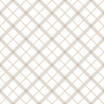Cream/Taupe Plaid MAS8262-E
