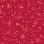 Red Swirl Floral MAS8261-R