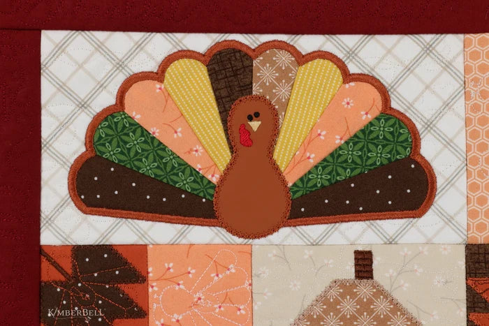Kimberbell In All Things Give Thanks Pillow - Fabric Kit with Embellishments