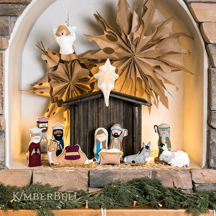 Kimberbell Nativity Stuffies - Large Fabric Kit - Includes Felt, Mylar and Tulle