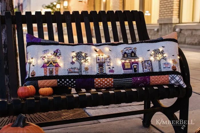 Kimberbell Twilight Boo-levard Fabric Kit CUT IN OUR STORE.  There are 3 Subs for fabrics that have been discontinued.