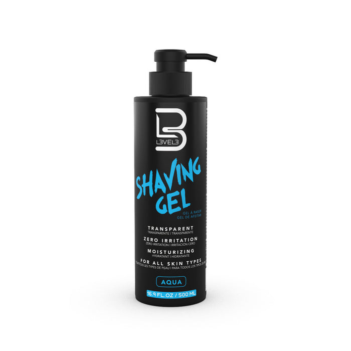 L3VEL3 TRANSPARENT SHAVING GEL - 500 ML. - Palms Fashion Inc.
