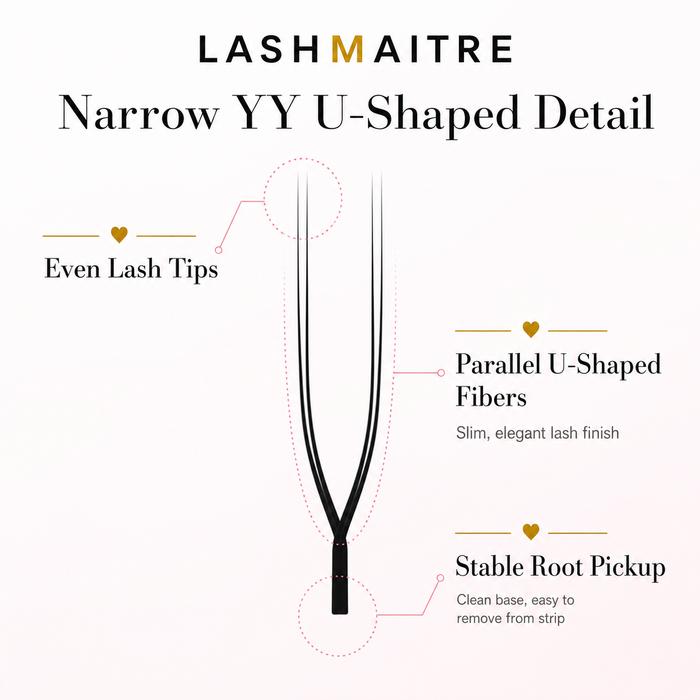 LASHMAITRE Narrow YY Lashes (U-Shaped YY Lashes) product detail