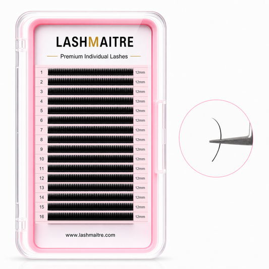LASHMAITRE Premium Special Curl Individual Lash Extensions 16 row 12mm product image
