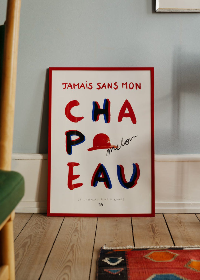 Le Chapeau Rond et Rouge by Another Art Project