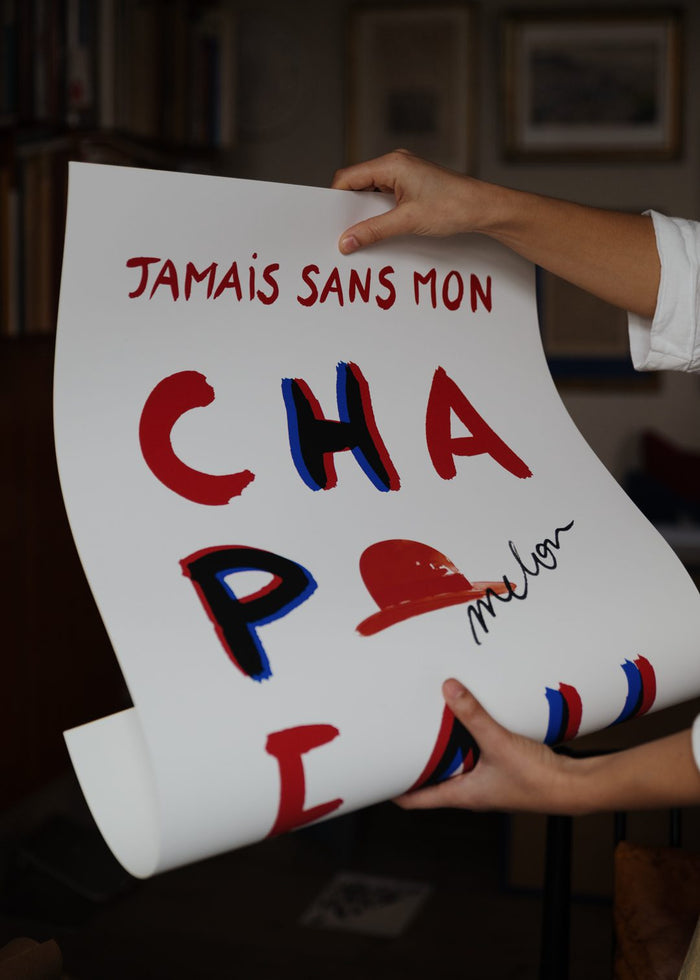Le Chapeau Rond et Rouge by Another Art Project