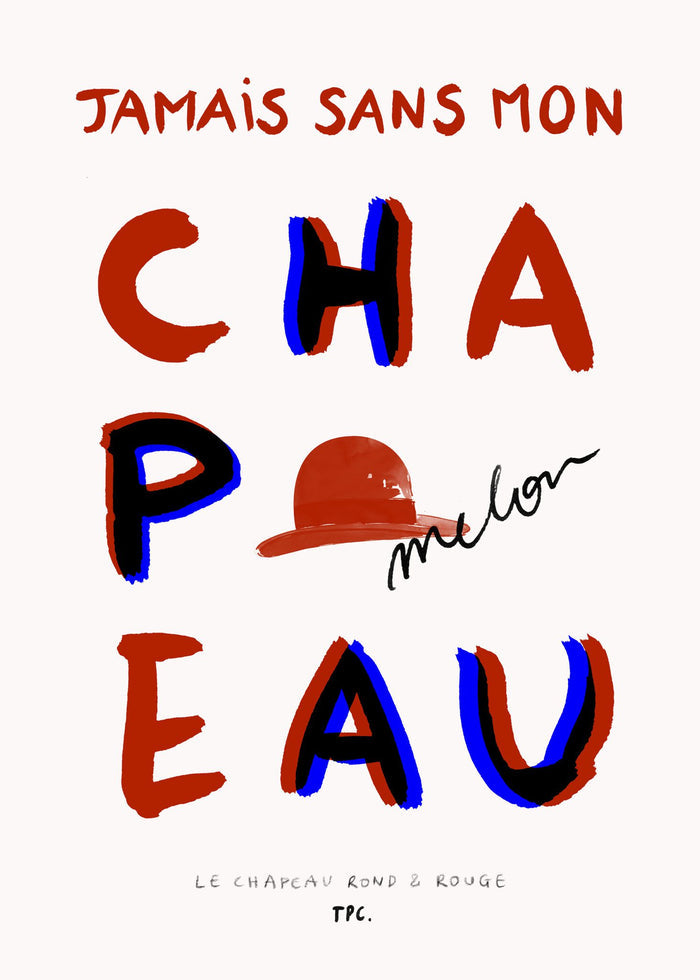 Le Chapeau Rond et Rouge by Another Art Project