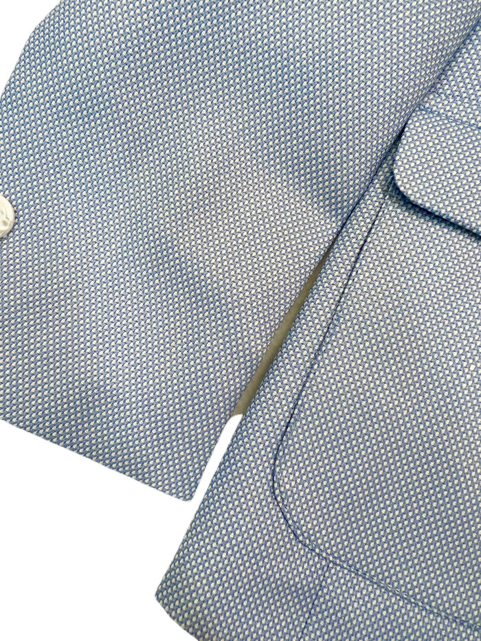 Leo & Zachary Sky Birdseye Boys Suit
