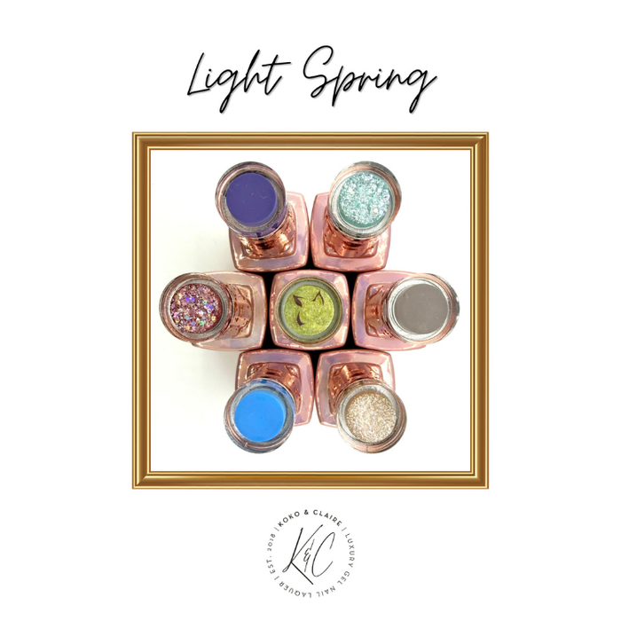 Light Spring - Koko & Claire 7pc Polish Set