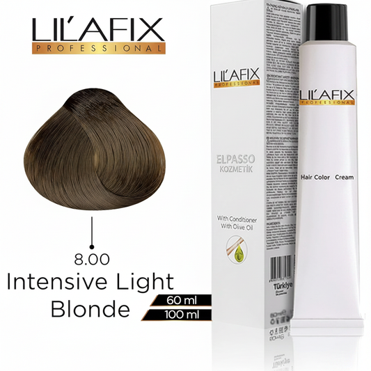 Lilafix Professional Hair Color Cream 8.00 Intensive Light Blonde 100ml