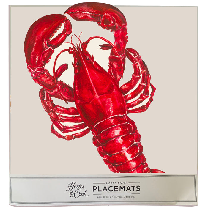 lobster Die-Cut Placemat Sheets Placemat