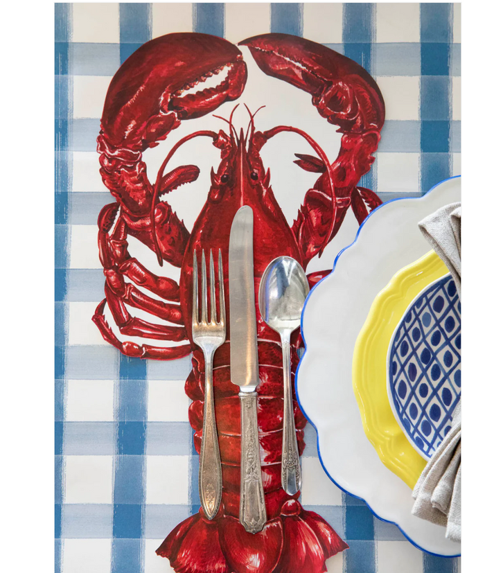lobster Die-Cut Placemat Sheets Placemat