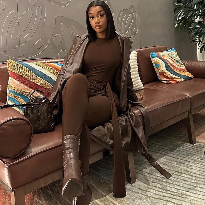 Long Sleeve Tight jumpsuit For Women