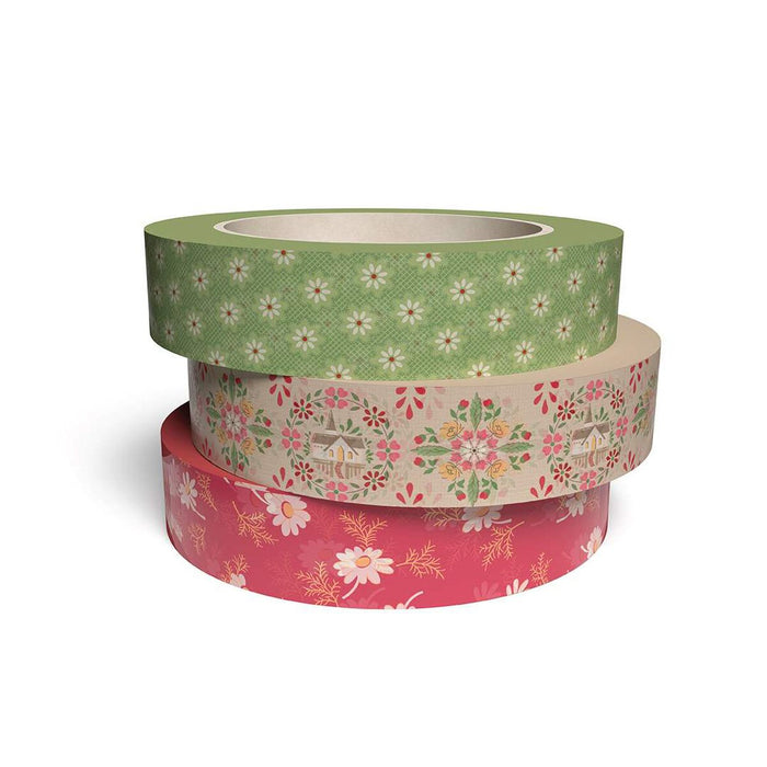 Lori Holt Home Town Holiday Washi Tape Set of 3. ST-36033