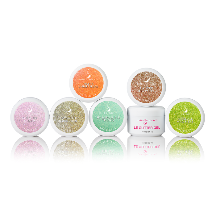 Lost In Wonderland Collection, GLITTER GEL PACK-Light Elegance-Gel Essentialz