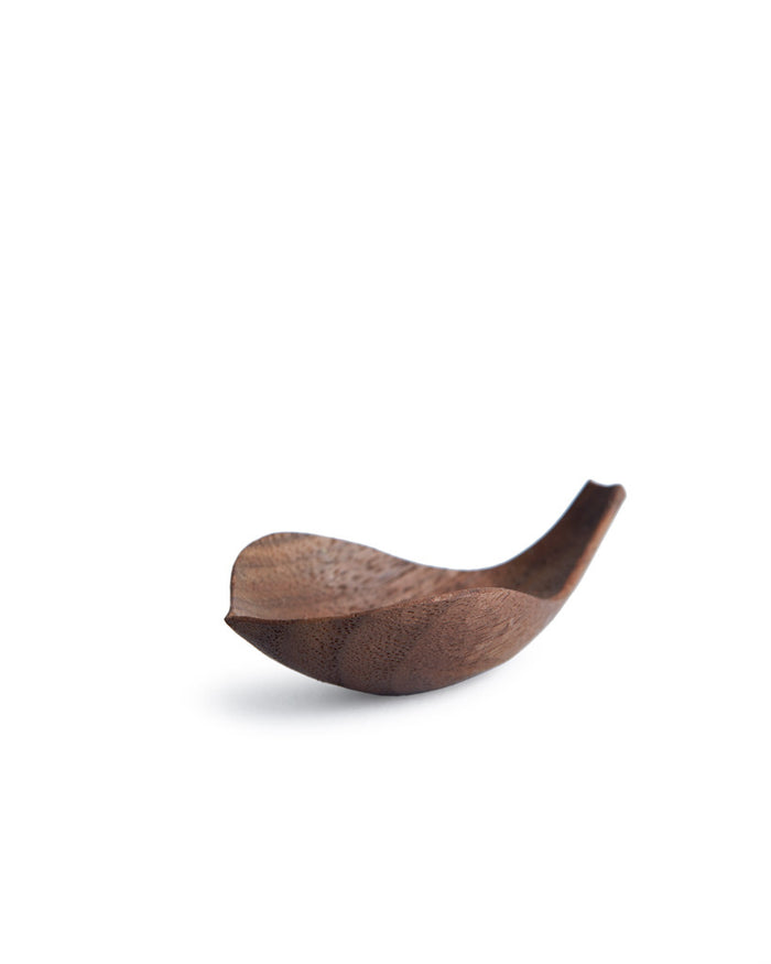 Lotus Tea Scoop - Walnut (OUT OF STOCK)