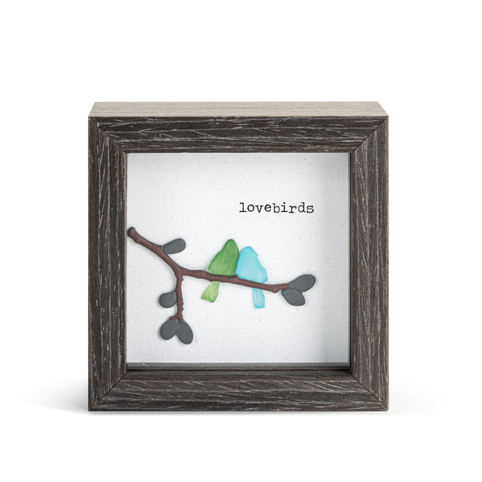Love Birds Shadowbox