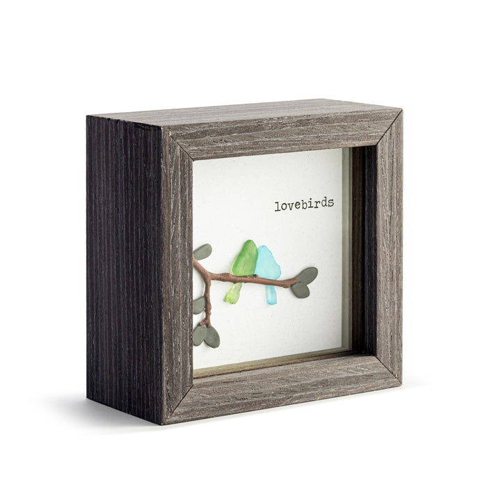 Love Birds Shadowbox