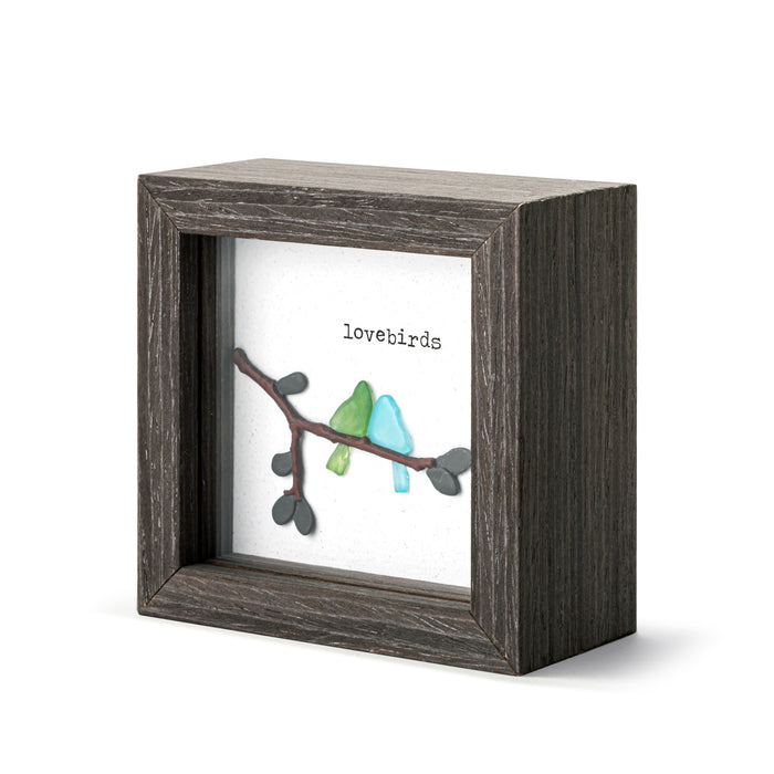 Love Birds Shadowbox