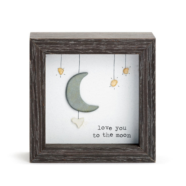 Love You To The Moon Shadowbox